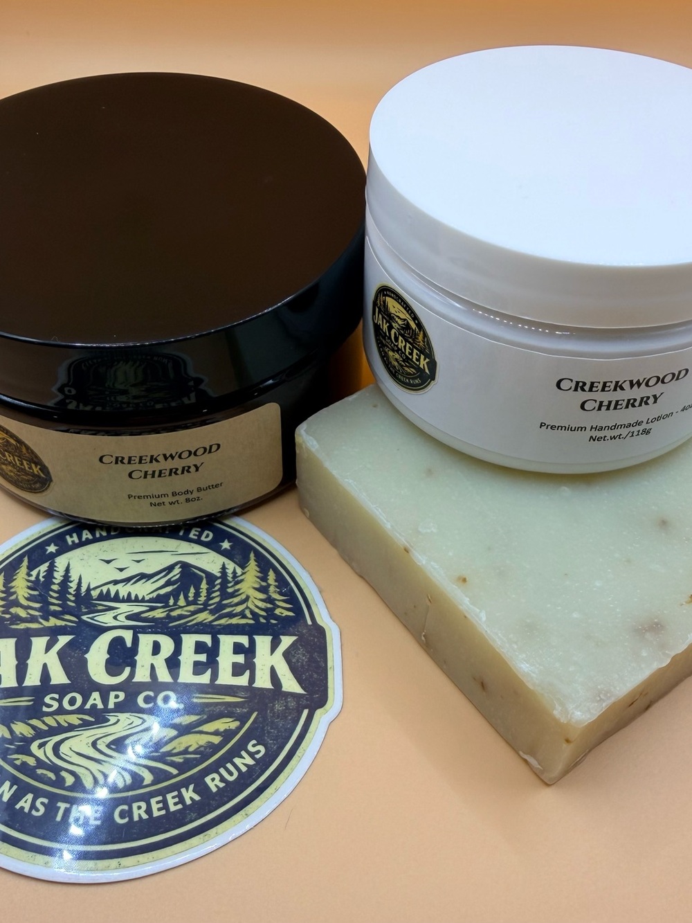 Jak Creek Soap Co. Creekwood Cherrybody Butter & Lotion Set